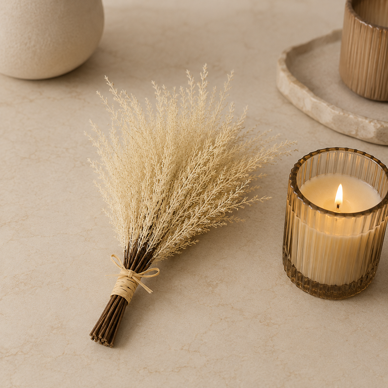 Decorative Dried Branch Bouquet - PACK OF 2