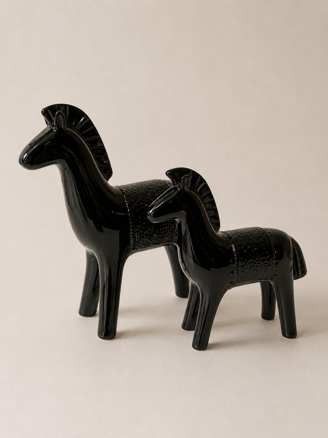 Modern Decorative Horse Figurines SET OF 2