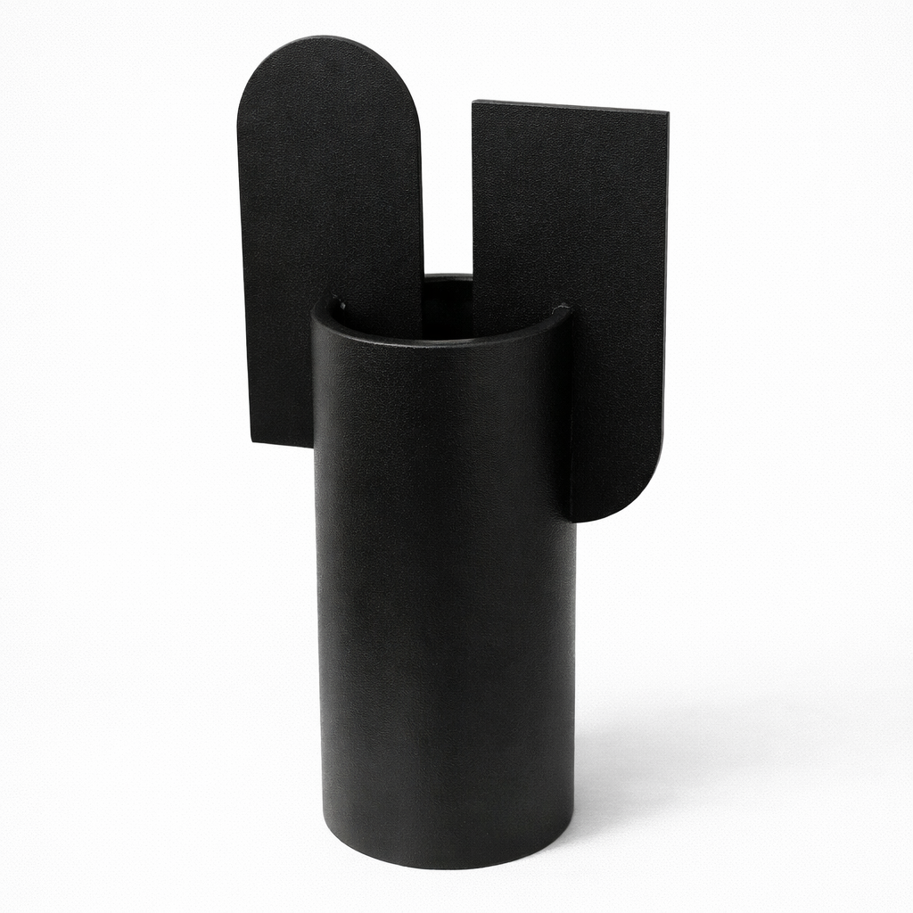 Modern Black Decorative Vase