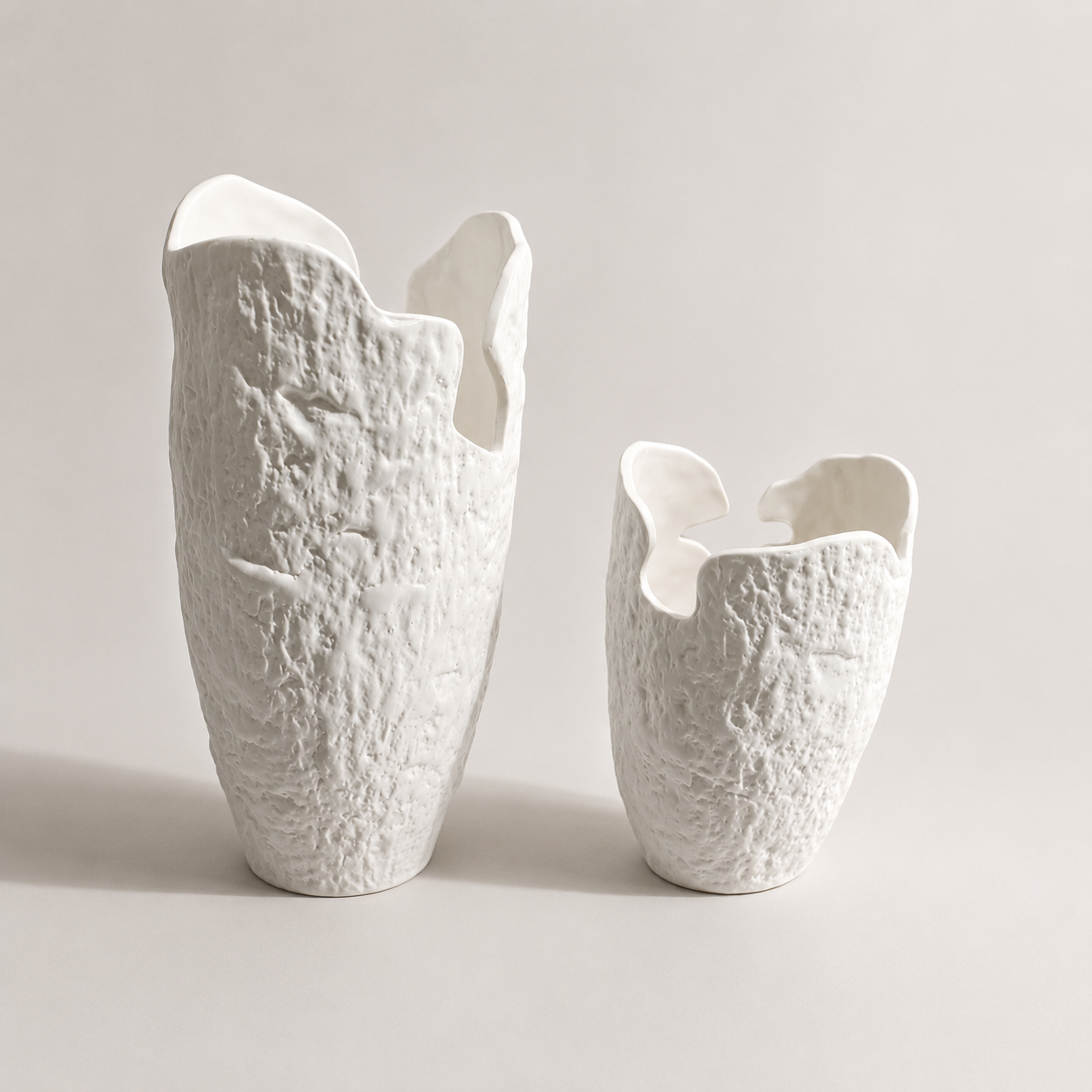 Organic Ceramic Vase Set