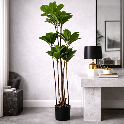 Tall Artificial Plant with Natural Elegant Leaves
