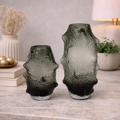 Artistic Glass Vases - SET OF 2