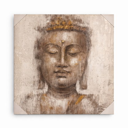 Buddha Wall Art – A Touch of Serenity & Timeless Elegance 80*80 cm