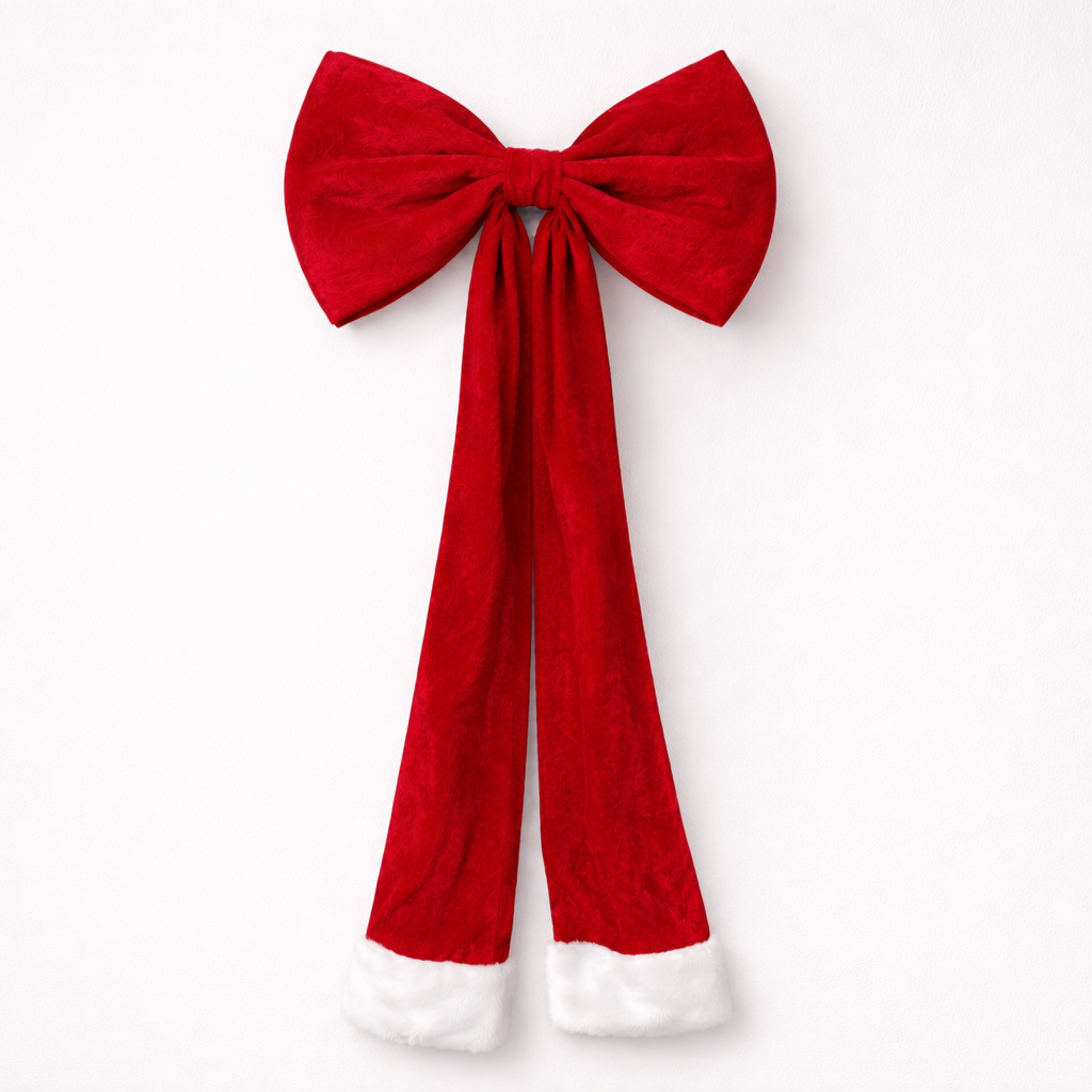 Luxury Long Christmas Tree Bow