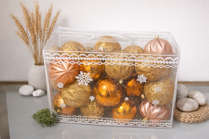 Luxury Christmas Baubles Set 16 balls