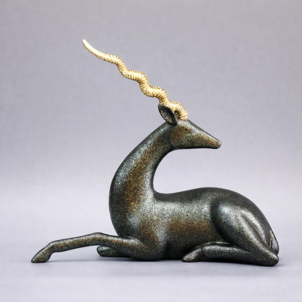 Elegant Deer Decorative Sculpture
