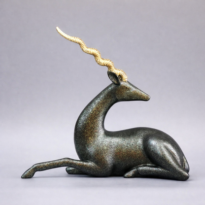 Elegant Deer Decorative Sculpture