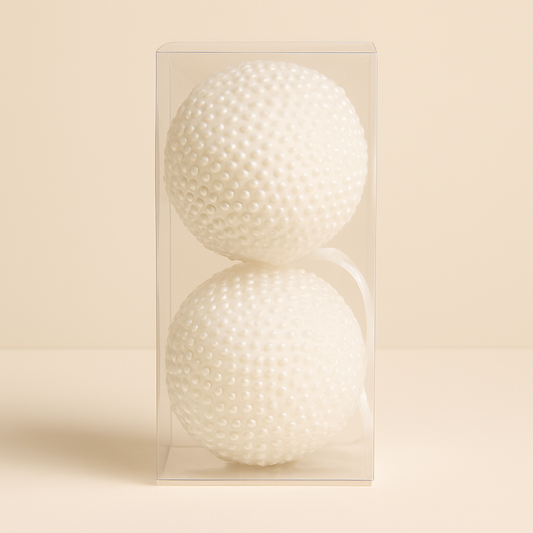 Pearl Decorative Balls set of 4