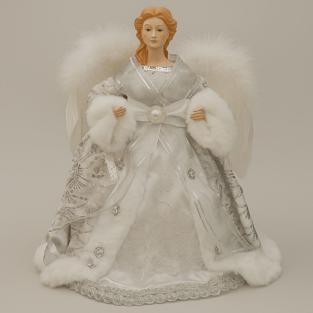 Elegant Christmas Angel Duo