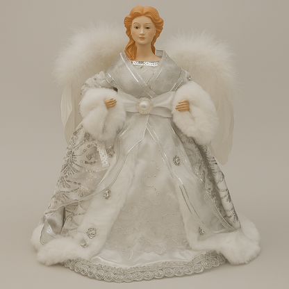 Elegant Christmas Angel Duo