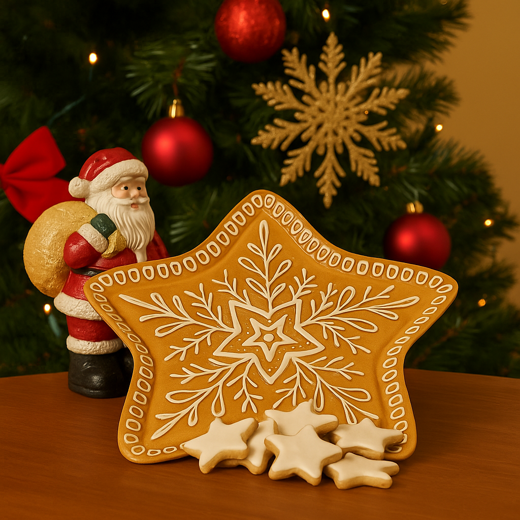 Christmas Star Plate
