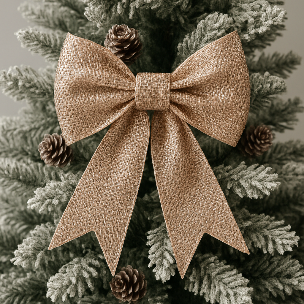 Elegant Christmas Tree Decorative Bow