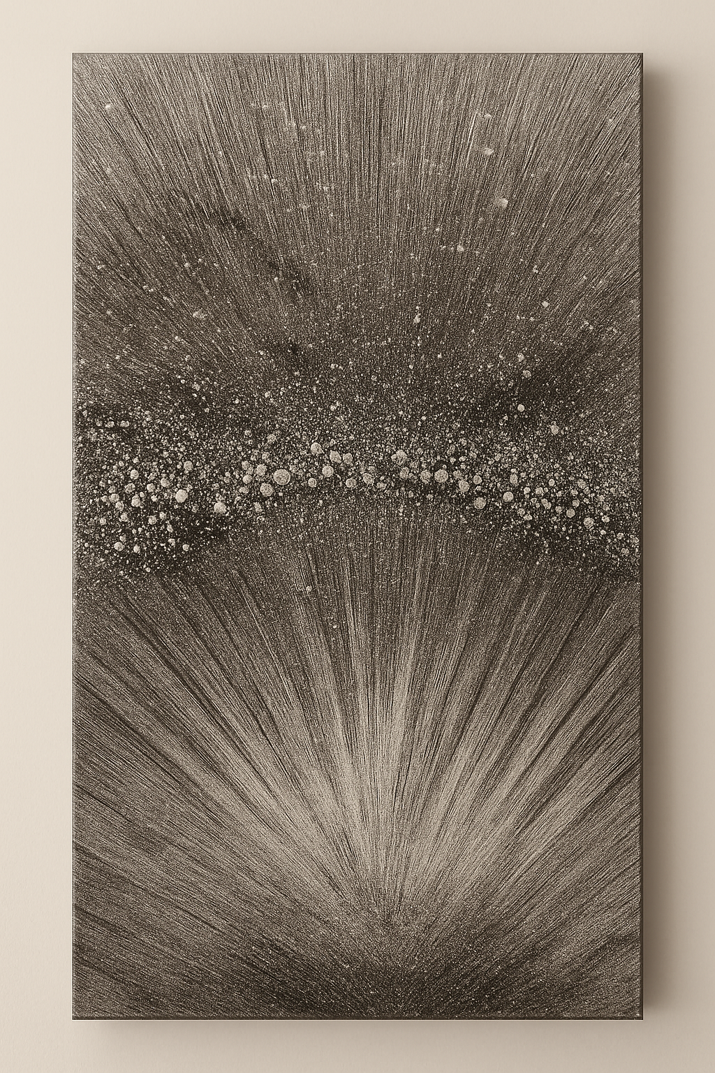 Abstract Artwork with a Captivating Visual Rhythm