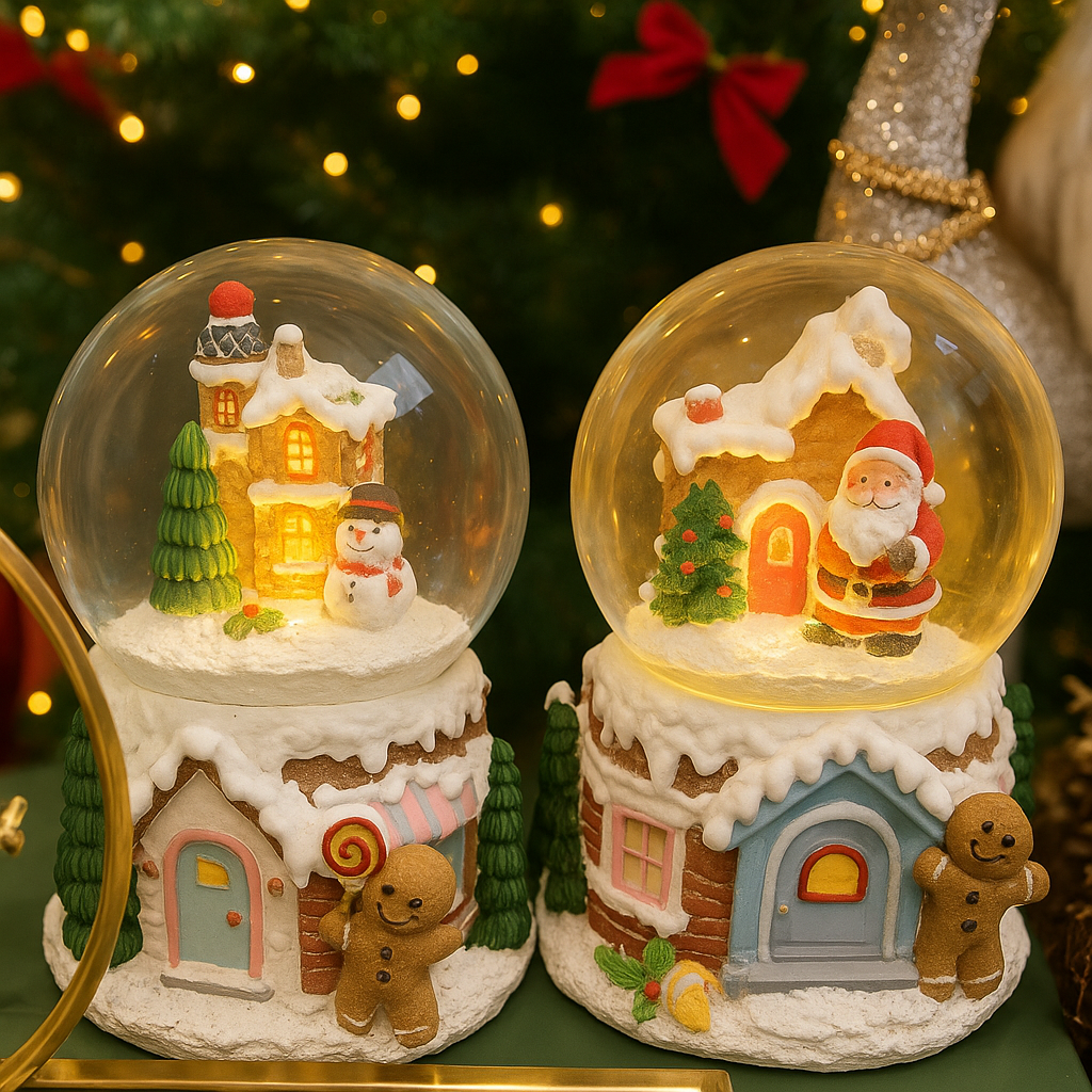 Musical Christmas Globe With Batteries