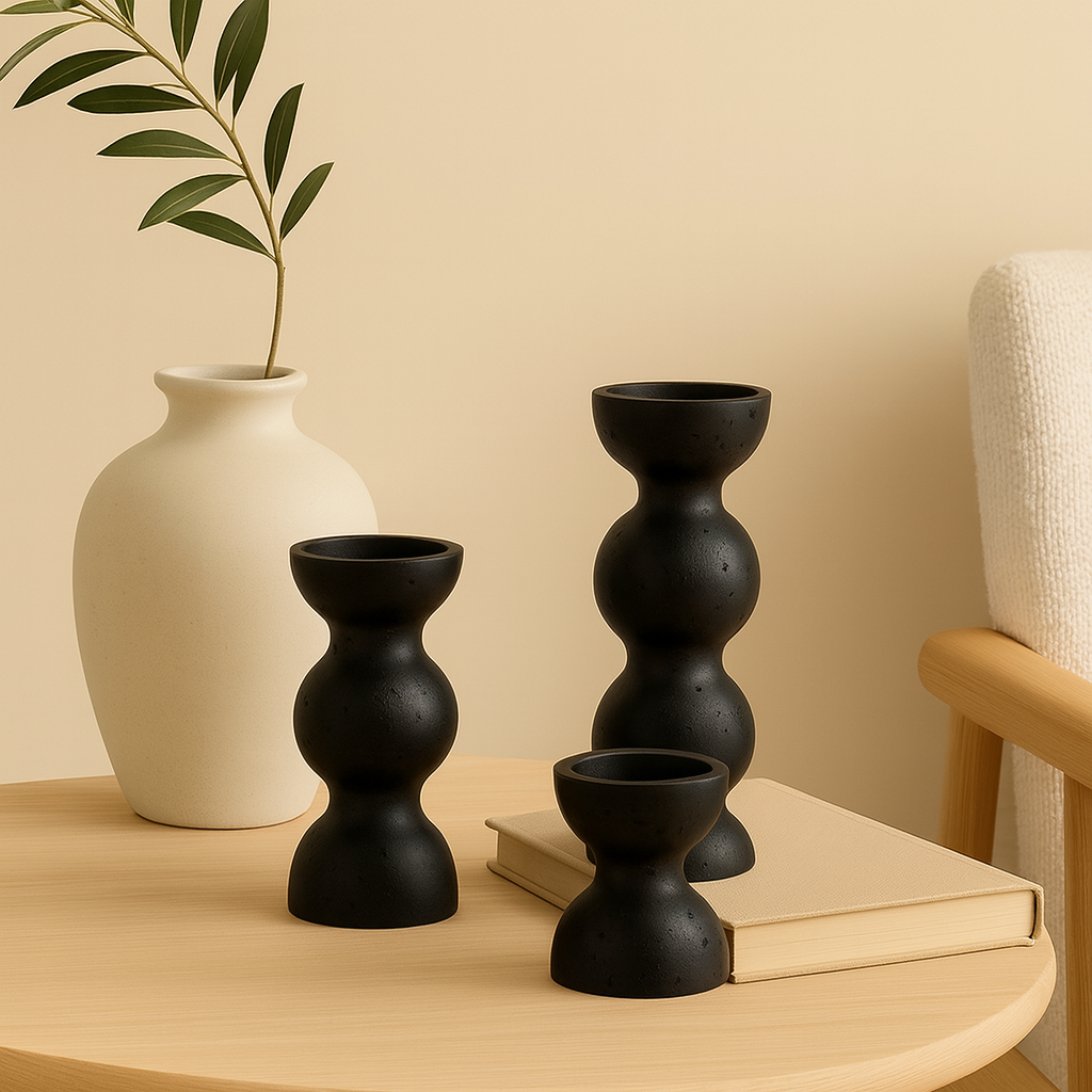 Modern Candle Holder - set of 3