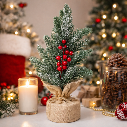 Mini Decorative Christmas Tree for Tabletops