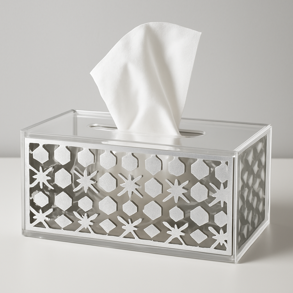 Decorative Acrylic Tissue Box | Elegant Practical Design