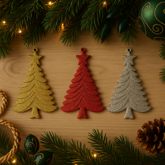 Christmas Tree Hanging Ornaments | 3 Packs | 3 Pieces per Pack