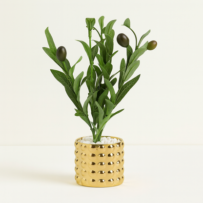 Artificial Olive Decorative Plant - pack of 2