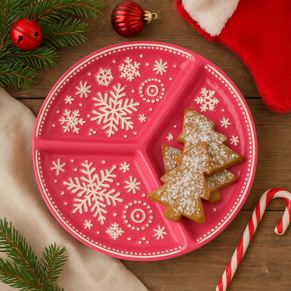 Festive Serving Plate – Christmas Magic on Your Table