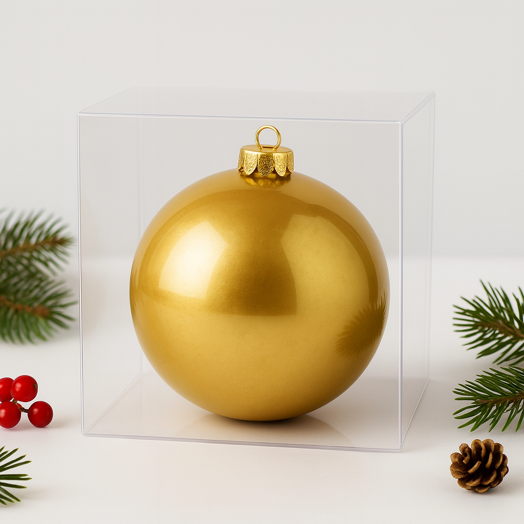 15cm Simple & Elegant Christmas Ball Ornament