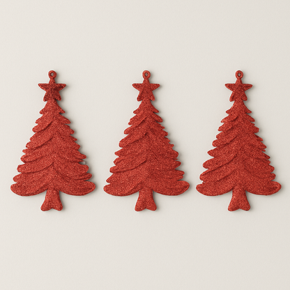 Christmas Tree Hanging Ornaments | 3 Packs | 3 Pieces per Pack