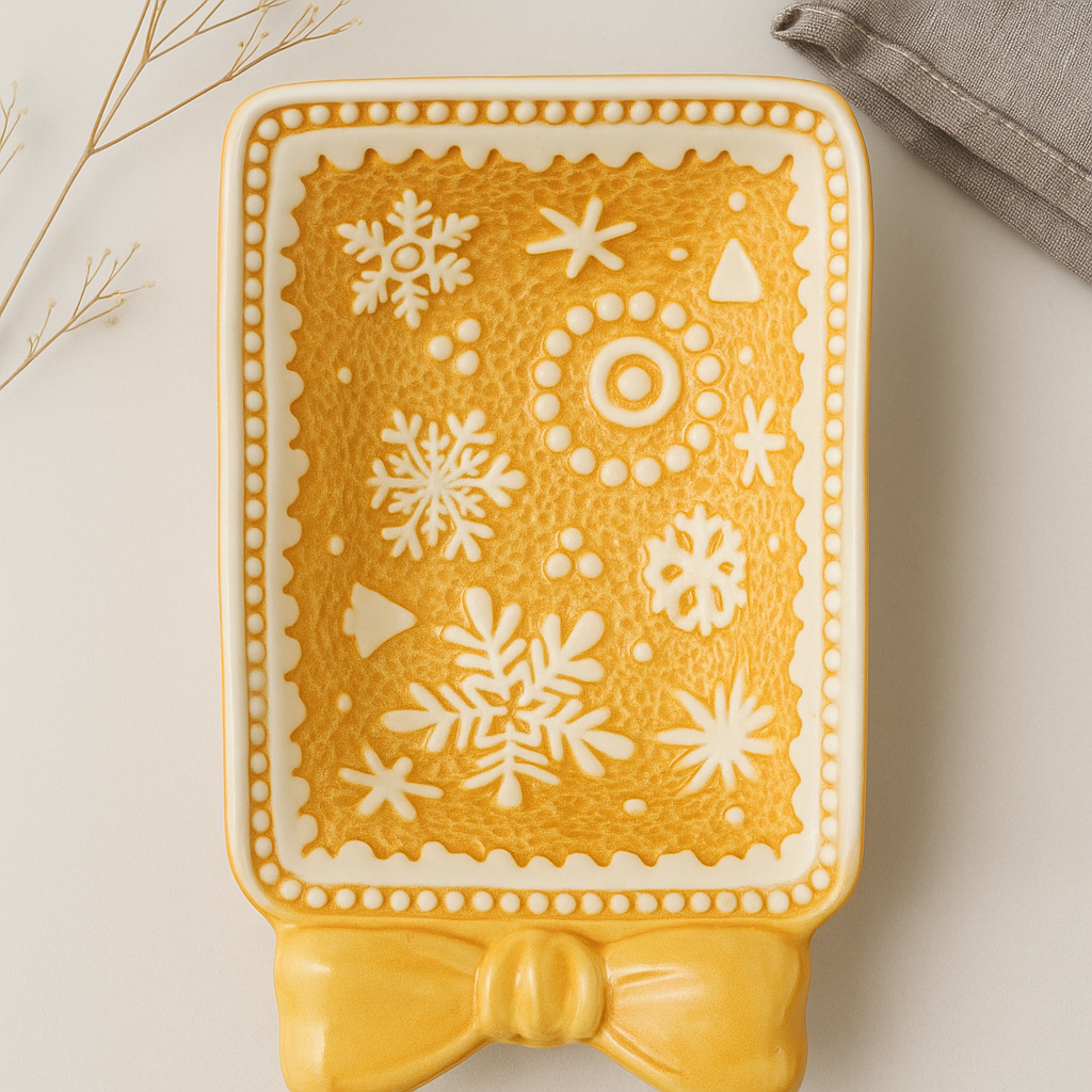 Festive Ceramic Trays – Holiday Charm in Every Detail