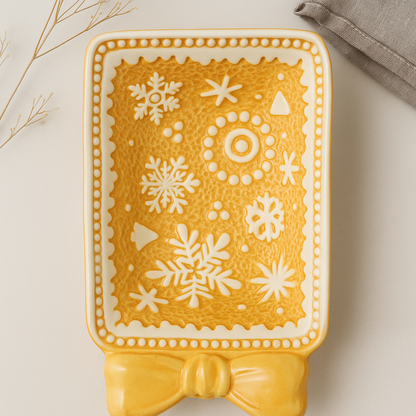 Festive Ceramic Trays – Holiday Charm in Every Detail