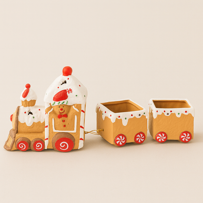 Gingerbread Christmas Train