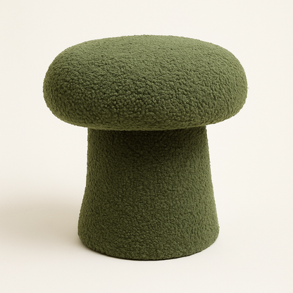 Elegant Velvet Mushroom Stool - pack of 2