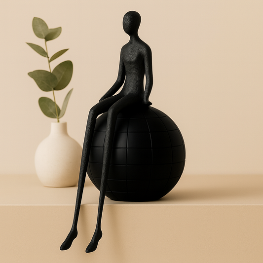 Bronze Abstract Long-Leg Figures