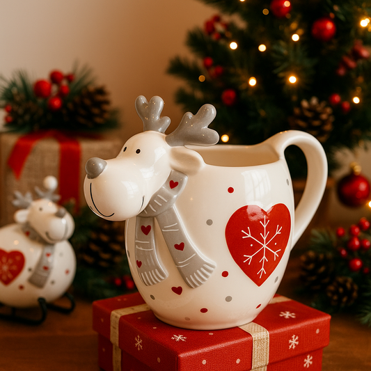 Ceramic Mini Reindeer Holder