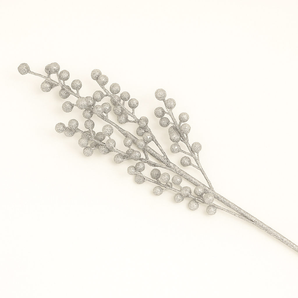 Sparkling Glitter Holiday Branches - Pack Of 2