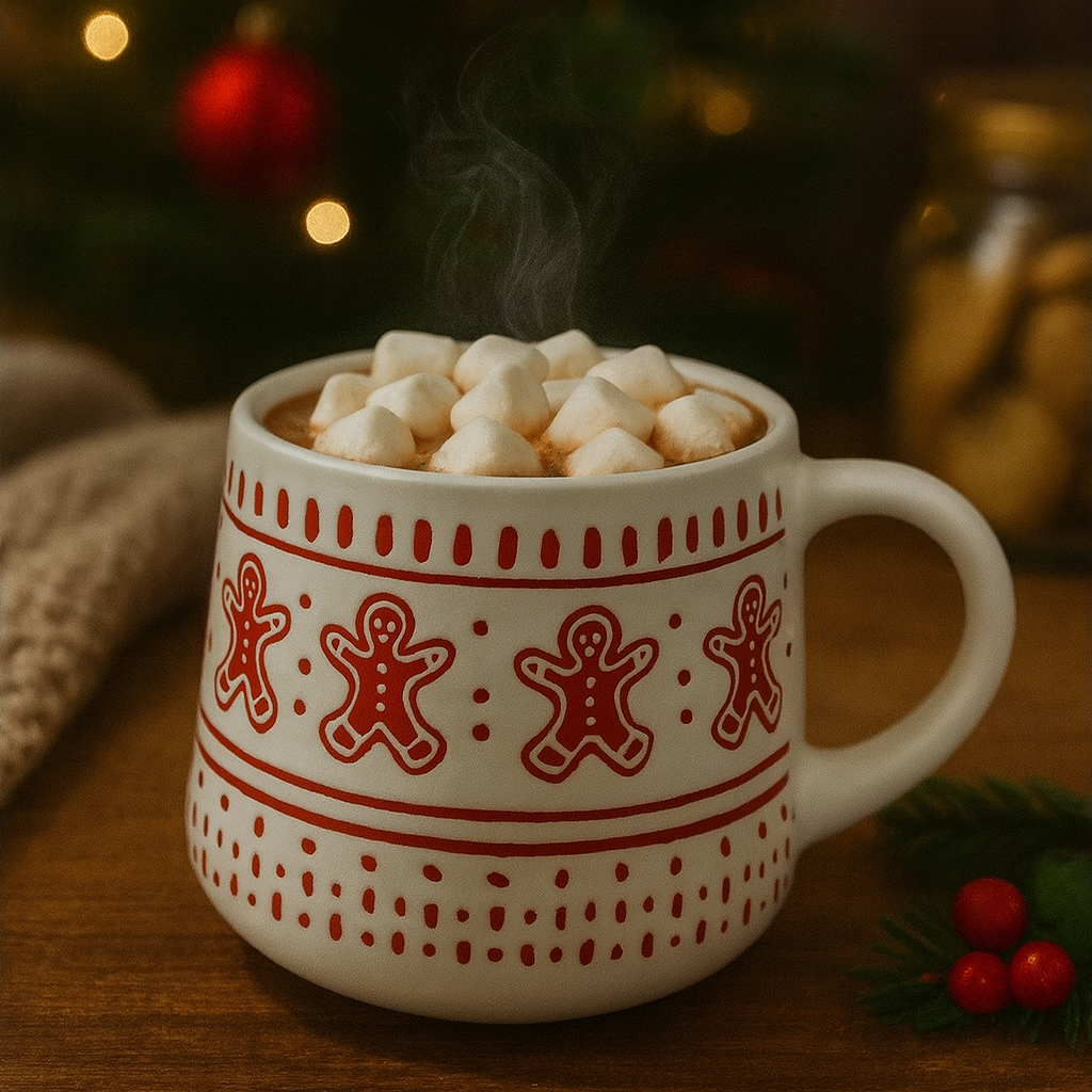 Gingerbread Holiday Mug pack of 2