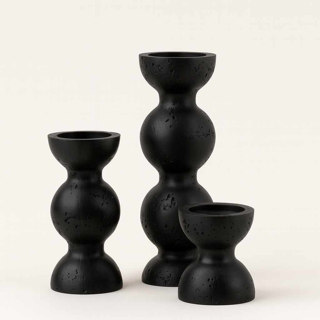 Modern Candle Holder - set of 3