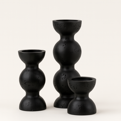 Modern Candle Holder - set of 3