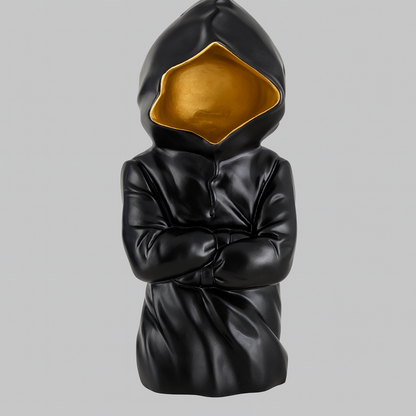 Decorative Hooded Figurine – Modern Luxury Design