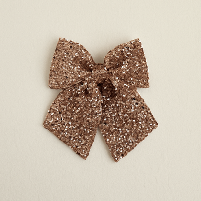 Sparkling Sequin Christmas Bow-pack of 2