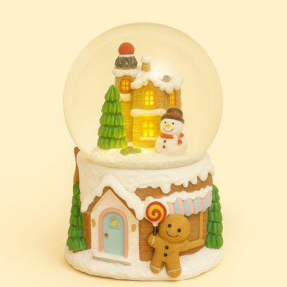 Musical Christmas Globe With Batteries