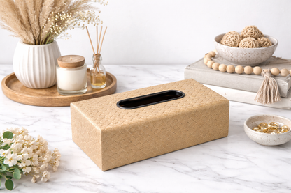 Luxury Leather Style Tissue Box