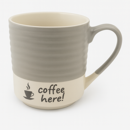 Modern & Cozy Coffee Mugs - set of 2