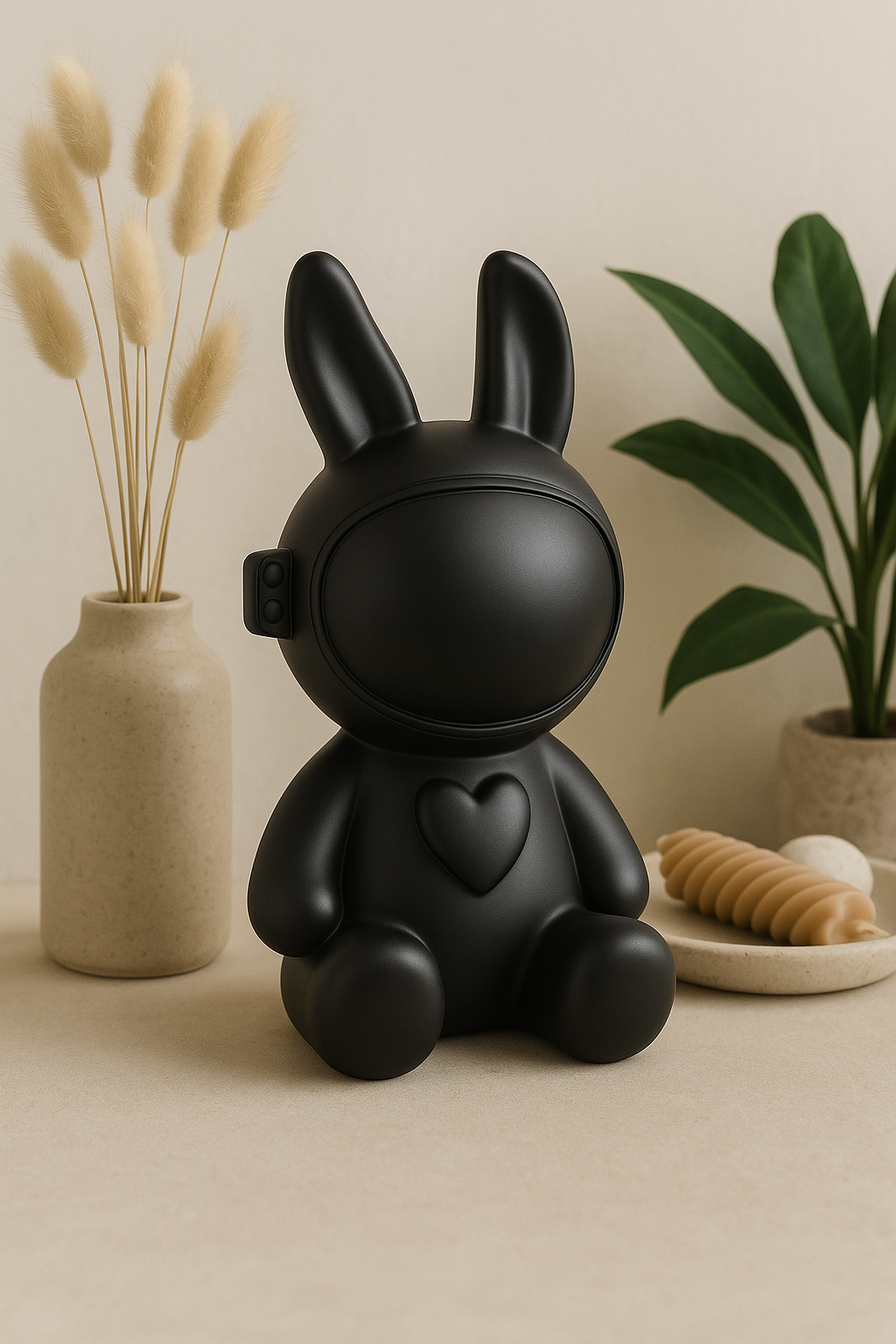 Modern Space Bunny Figurine