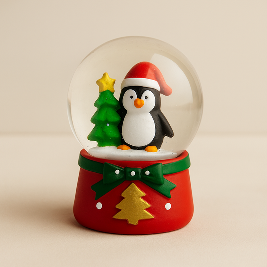 Penguin Snow Globe set of 2