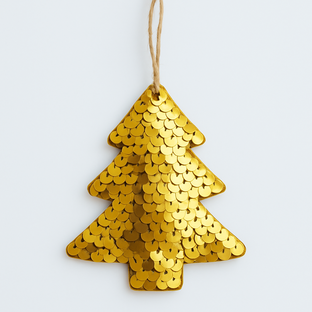 Christmas Hanging Ornaments – 4 Packs (2 Star Packs + 2 Tree Packs) Each pack includes 2 pieces