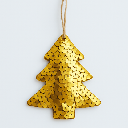 Christmas Hanging Ornaments – 4 Packs (2 Star Packs + 2 Tree Packs) Each pack includes 2 pieces