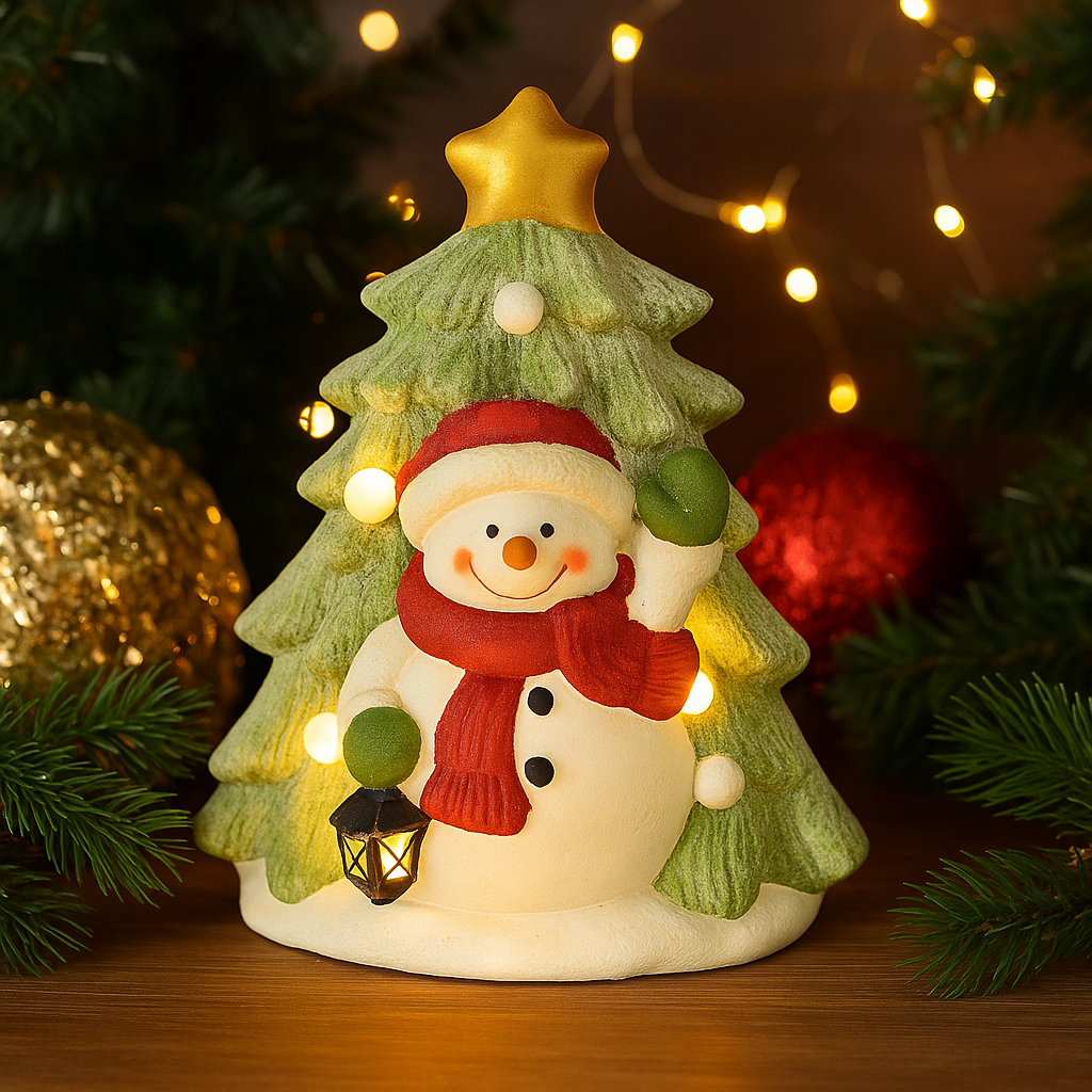 Snowman Christmas Decor-With lights batteries