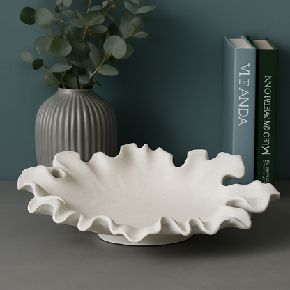 Artistic Wavy Decorative Bowl