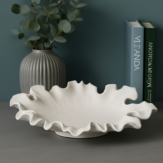 Artistic Wavy Decorative Bowl