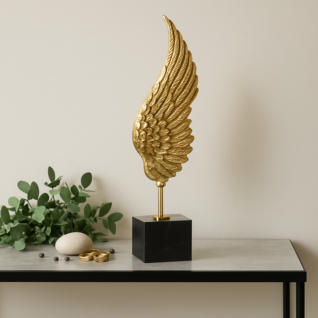 Elegant Wing Decorative Sculpture