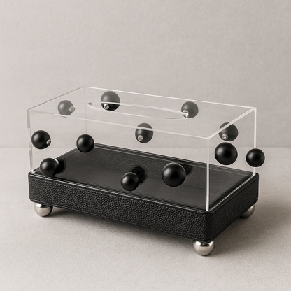 Luxury Acrylic & Leather Display Box